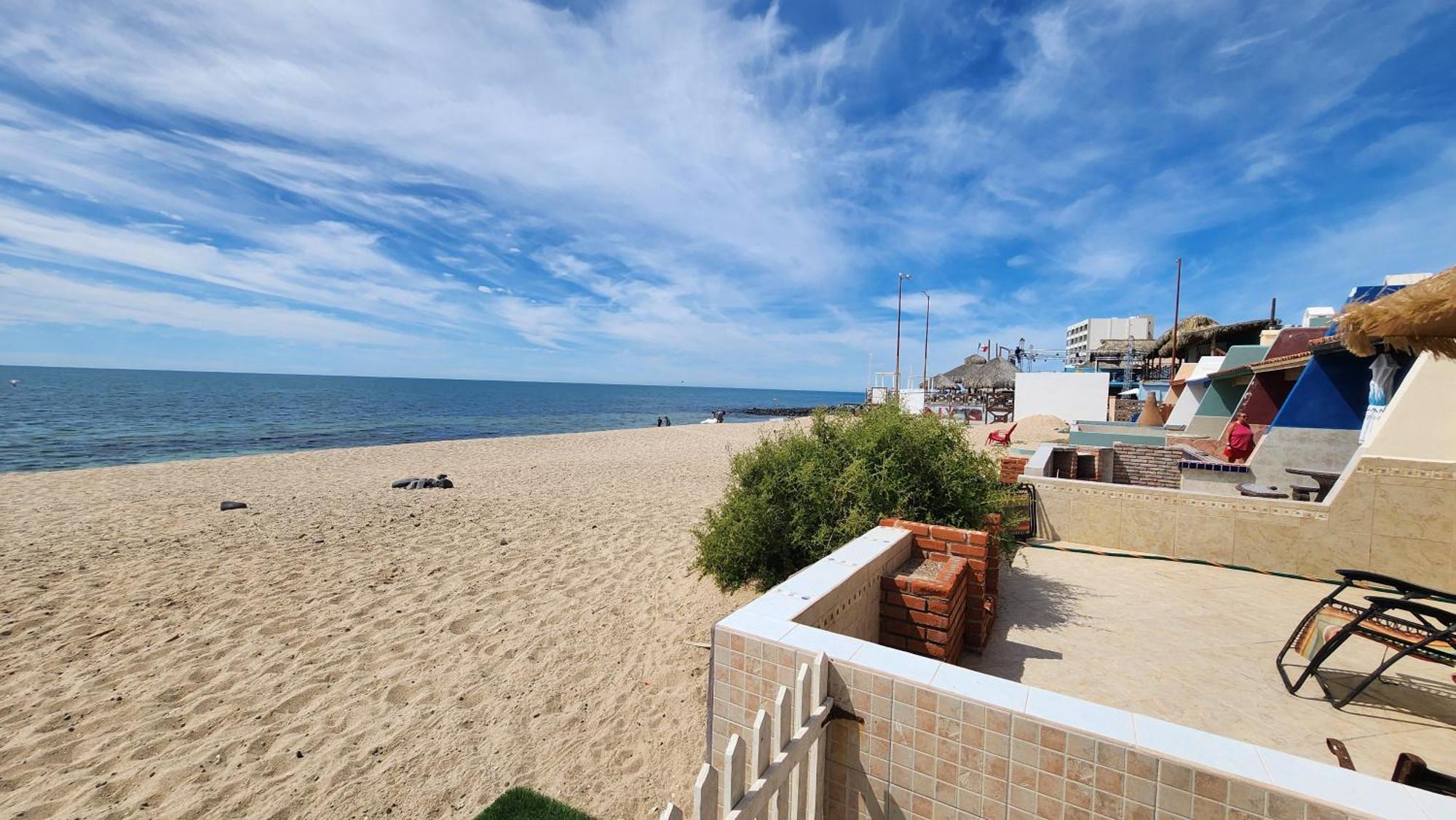 Las Brisas #8 Beachfront - On The Sand And Steps From Mannys For Tacos & Tequila Puerto Penasco Bagian luar foto